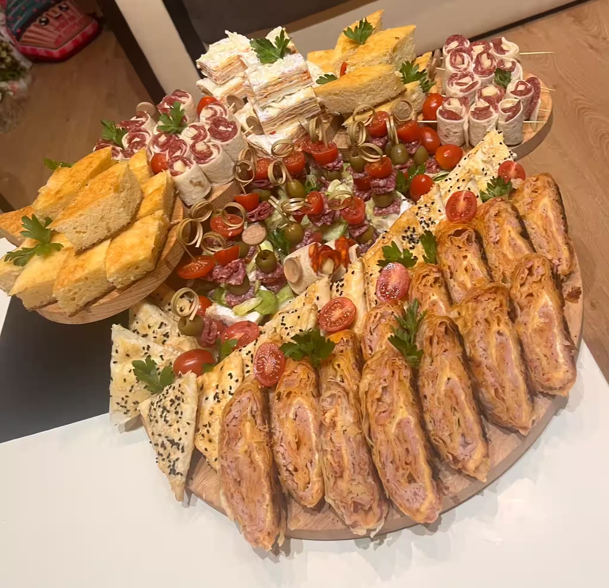 Punjene baguette i rolati